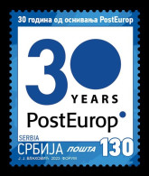 Serbia 2023 Mih. 1187 Association Of European Public Postal Operators PostEurop MNH ** - Serbia