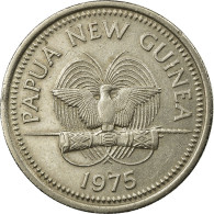 Monnaie, Papua New Guinea, 10 Toea, 1975, TTB, Copper-nickel, KM:4 - Papouasie-Nouvelle-Guinée