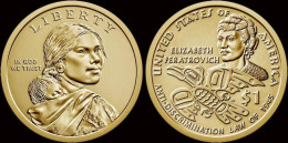 USA 1 Dollar 2020- Native American- Elisabeth Peratrovich UNC - 2000-…: Sacagawea