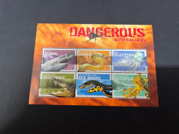 3-10-2023 (stamp) Australia - Dangerous Australian Mint Mini-sheet - Neufs