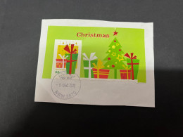 3-10-2023 (stamp) Australia - USED Partial Xmas Mini-sheet (2012) On Paper - Storia Postale