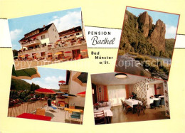 73659885 Bad Muenster Stein Ebernburg Hotel Pension Barthel Restaurant Terrasse  - Altri & Non Classificati