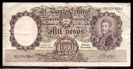 659-Argentine 1000 Pesos 1962/69 03C - Argentina