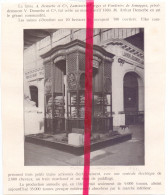 Charleroi  Expo 1911 - Stand Firme Demerbe De Jemappes - Orig. Knipsel Coupure Tijdschrift Magazine - Zonder Classificatie