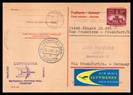 FFC Lufthansa  San Francisco-Montreal-Paris-Frankfort  15/05/1960 - Andere & Zonder Classificatie