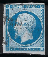 FRANCE Belles Oblitérations PC Ca.1849-61: Obl. PC 1332 (FRANCONVILLE, S&O, 5) Sur Y&T 14Bc - 1853-1860 Napoléon III