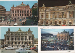 France, Paris, Opera House, 4 Postcards - Notre Dame De Paris