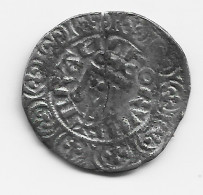 C 4 - 13 -   Monnaie, France, Charles IV, Maille Blanche, 1322-1328, BC+, Argent - Other - Europe