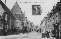LE MERLERAULT - L'Eglise - Grande Rue - Animé - Le Merlerault