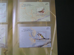 GREECE 2014 Songbirds Of The Greek Countyside Miniature Sheets FDC.. - Ungebraucht