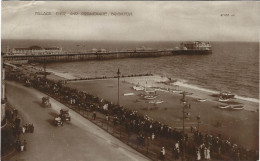Palace Pier And Promenade Brighton 1924 Photo Postcard Animation - Brighton