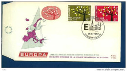 Belgique - Europa 1962- 1 FDC - 1962