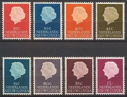 Nederlands Nieuw Guinea NVPH Nr 30/37 Postfris/MNH Koningin Juliana 1954-1960 - Nederlands Nieuw-Guinea