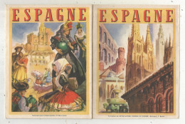 Dépliant Touristique 12 Pages, Espagne, Belles Illustrations, 5 Scans, Frais Fr 1.95 E - Tourism Brochures
