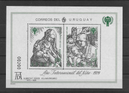 Uruguay 1979 Gemälde/A. Dürer Block 43 ** - Uruguay