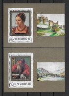 Komoren 1978 Gemälde/A. Dürer Block 170/72 ** - Comores (1975-...)