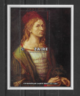 Zaire 1978 Gemälde/A. Dürer Block 21 ** - Ongebruikt
