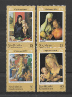 Neue Hebriden 1978 Gemälde/A. Dürer/Weihnachten Mi.Nr. 523/26 Kpl.Satz ** - Neufs