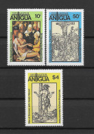 Antigua 1979 Gemälde/A. Dürer/Ostern Mi.Nr. 534/36 Kpl. Satz ** - Antigua And Barbuda (1981-...)