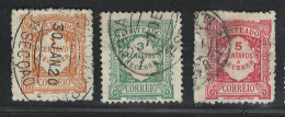 Portugal 1915 "Porteado" Condition Used Mundifil #22,24,26 - Oblitérés