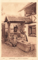 PHOTOGRAPHIE - Bouxviller - Puits Et Alsaciennes - Carte Postale Ancienne - Photographie