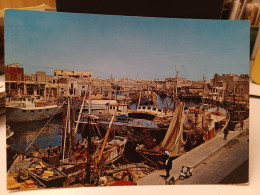 Cartolina Mazara Del Vallo Provincia Trapani ,porto, Pescherecci 1971, Moto Vespa - Mazara Del Vallo