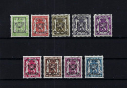 België N°PRE437/PRE445 MNH ** POSTFRIS ZONDER SCHARNIER COB € 480,00 SUPERBE - Typo Precancels 1936-51 (Small Seal Of The State)