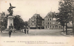 FRANCE - Chaumont - Le Monument Aux Enfants De La Haute-Marne  - Carte Postale Ancienne - Chaumont