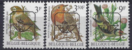 (BL90)   3 Valeurs Buzin Oiseaux GOMME GRISE PO 820GG--822GG-832GG. ** - Typos 1986-96 (Oiseaux)