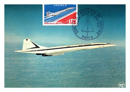 France Poste Aérienne N°49 - Carte Maximum - Thème Avions - TB - 1960-.... Briefe & Dokumente