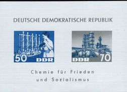 DDR Block 018 Chemische Industrie Postfrisch MNH *** - 1950-1970