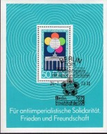 DDR Block 038 Weltfestspiele Der Jugend Used Gestempelt ESST - 1971-1980