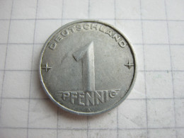 Germany DDR 1 Pfennig 1953 A - 1 Pfennig