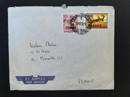 ENVELOPPE CONGO / LEOPOLDVILLE POUR MARSEILLE 1965 / LAC - Briefe U. Dokumente