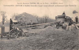 LOCOMOTIVE ASTER A HUILES LOURDES- TYPE SEI-DIESEL- ACTIONNANT UNE BATTERIE - Cultivation