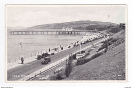 RU Pays De Galles Walles 1935 Pier & Promenade COLWYN BAY Valentine's SILVERESQUE Postcards Dundee London Side Car Cars - Caernarvonshire