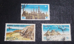 EGYPT 1972 - AIR MAIL STAMPS Complete SET, SG # 1170/72, VF - Used Stamps