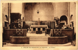 CPA CACHAN L'Eglise Sainte-Germaine - Le Choeur (1352497) - Cachan