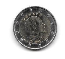 Monnaie  Pièce  De  2 €  MONACO  2015 - Mónaco