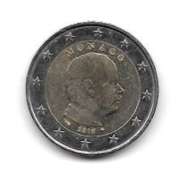 Monnaie  Pièce  De  2 €  MONACO  2018 - Mónaco
