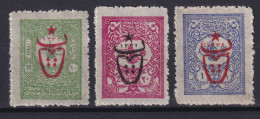 OTTOMAN EMPIRE 1917 - MLH - Sc# 495-497 - Unused Stamps