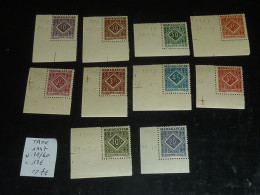 MADAGASCAR CHIFFRE TAXE 1947 N°31/40 - NEUFS SANS CHARNIERES (20/09) - Postage Due