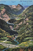 Gorges De L'Areuse Viaduc De Boudry Cachet Cham Du Moulin 1919 - Boudry