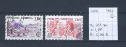 (TJ) Europa CEPT 1983 - Andorra YT 313/14 (gest./obl./used) - 1983