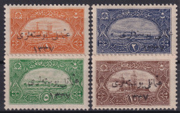 TURKEY 1921 - MLH - Sc# 59-62 - Ongebruikt