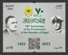 Egypt - 2023 - 70th Anniv. Of The Proclamation Of The Republic Of Egypt - MNH** - Nuovi