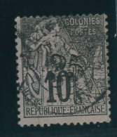 P1514 - MADAGASCAR, YVERT NR. 9 , VERY SMALL TEAR, VERY FINE USED . SIGNED SCHELLER - Otros & Sin Clasificación