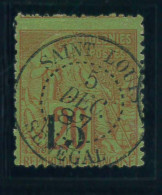 P1512 - SENEGAL , YVERT 5 A (II) SIGNED SCHELLER . VERY FINE - Other & Unclassified