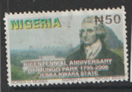 Nigeria  2007   SG 850  Anniversary Mungo Park  Fine  Used - Nigeria (1961-...)