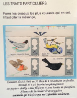 GB 1966 British Birds RARE VARIETY MISSING COLOUR On Robin & Blackbird SG 696-699 MNH** (Oiseaux Rouge-gorge Merle Noir - Nuovi